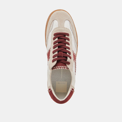 NOTICE STITCH WHITE RED CALF HAIR