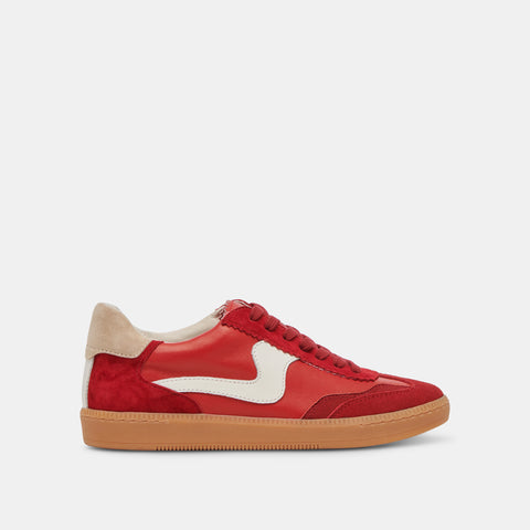 DOLCEVITA NOTICE RED SUEDE Sneakers