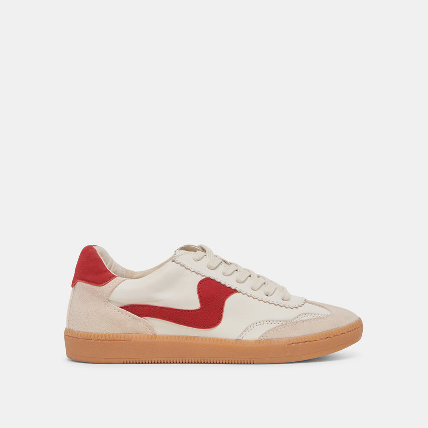 NOTICE CUIR BLANC ROUGE