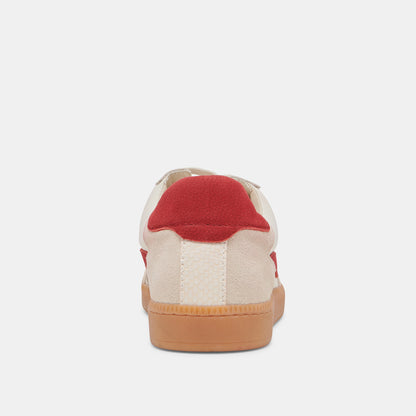 NOTICE CUIR BLANC ROUGE