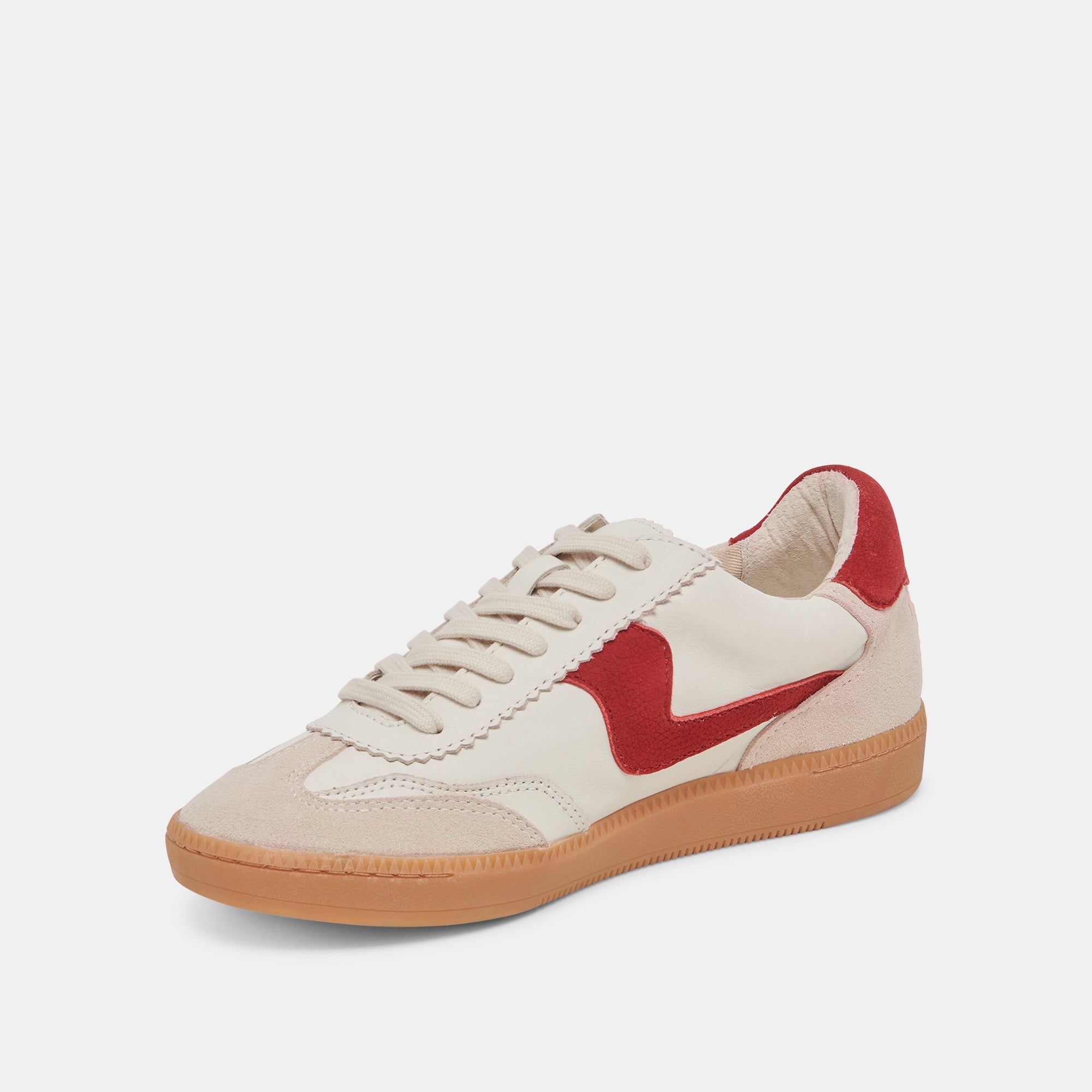 NOTICE CUIR BLANC ROUGE