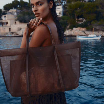 AISLIN MESH CHOCOLAT