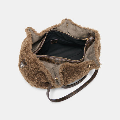 NOMAD CHOCOLATE FAUX FUR