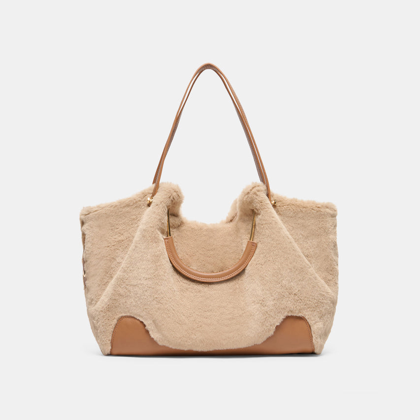 NOMAD MID BROWN FAUX FUR