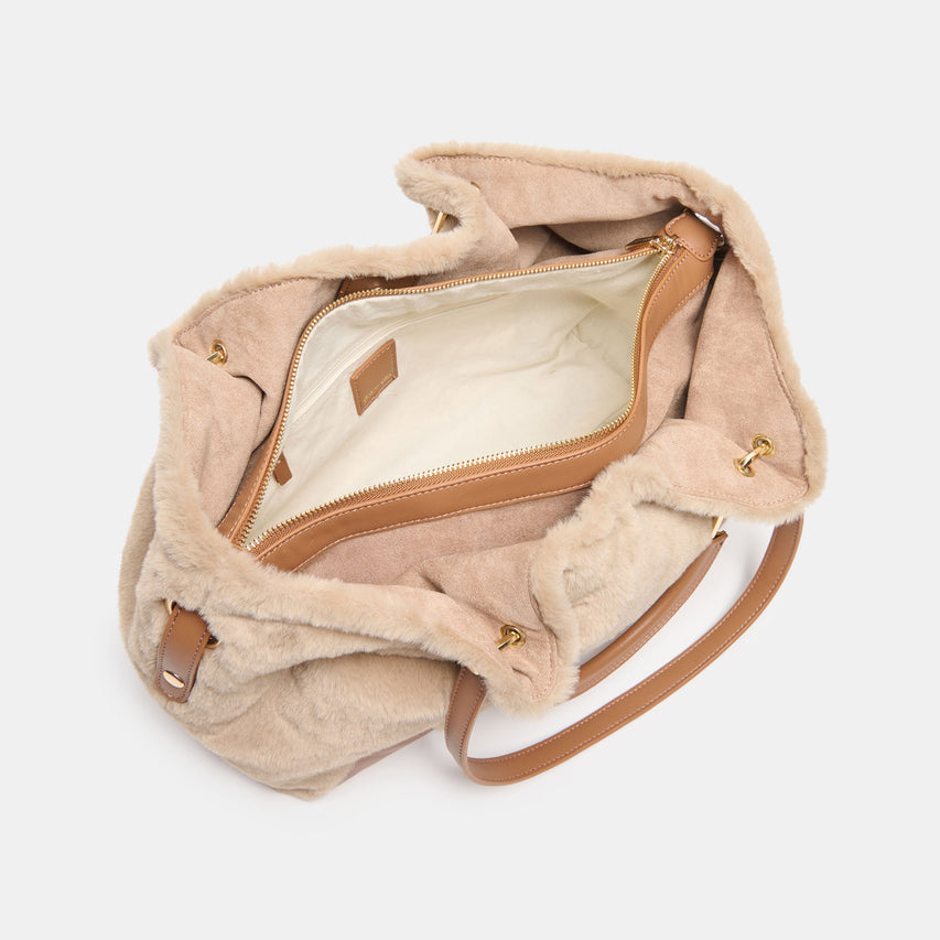 NOMAD MID BROWN FAUX FUR