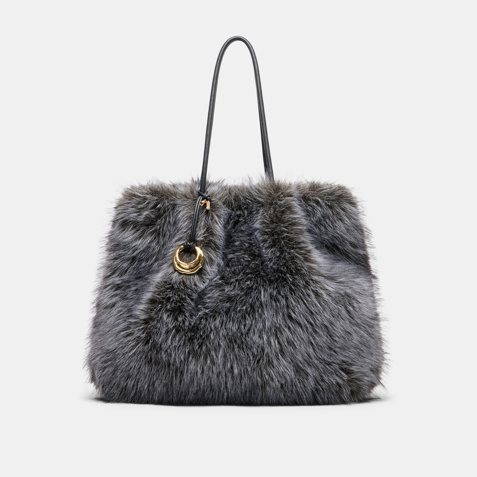 NOOR CHARCOAL FAUX FUR
