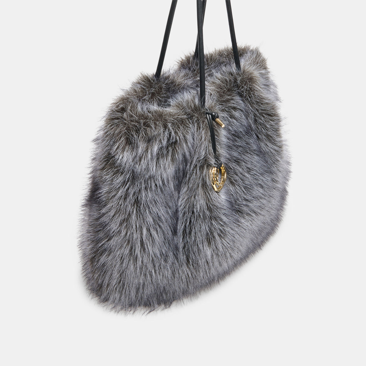 NOOR CHARCOAL FAUX FUR - view 3