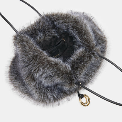 NOOR CHARCOAL FAUX FUR