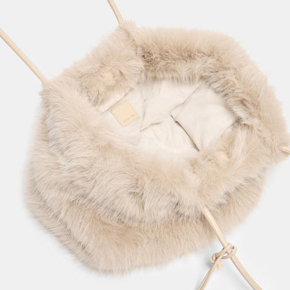 NOOR IVORY FAUX FUR