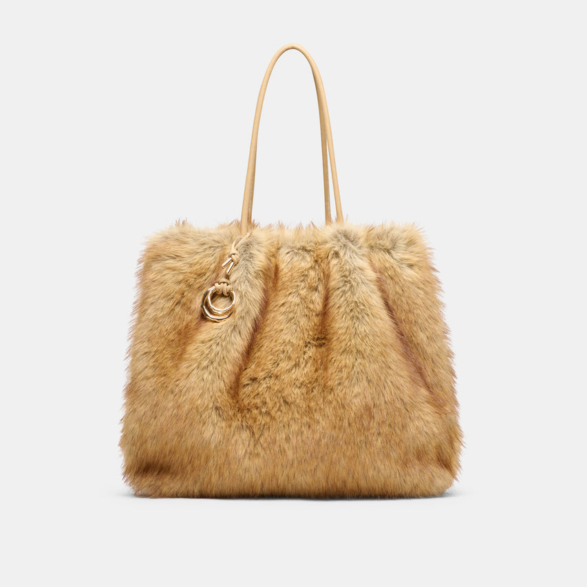 NOOR NATURAL FAUX FUR