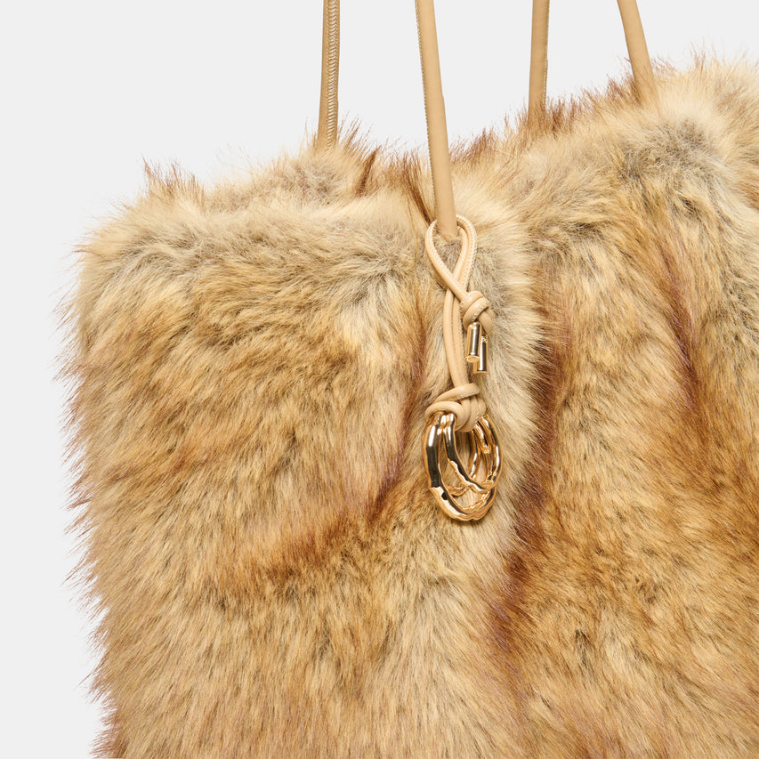 NOOR NATURAL FAUX FUR