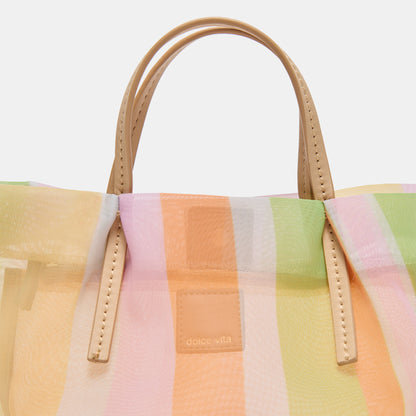 SELENE TISSU RAYÉ MULTI
