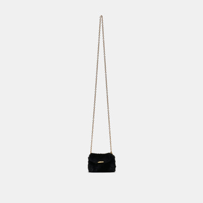 BRINDI BLACK FAUX FUR
