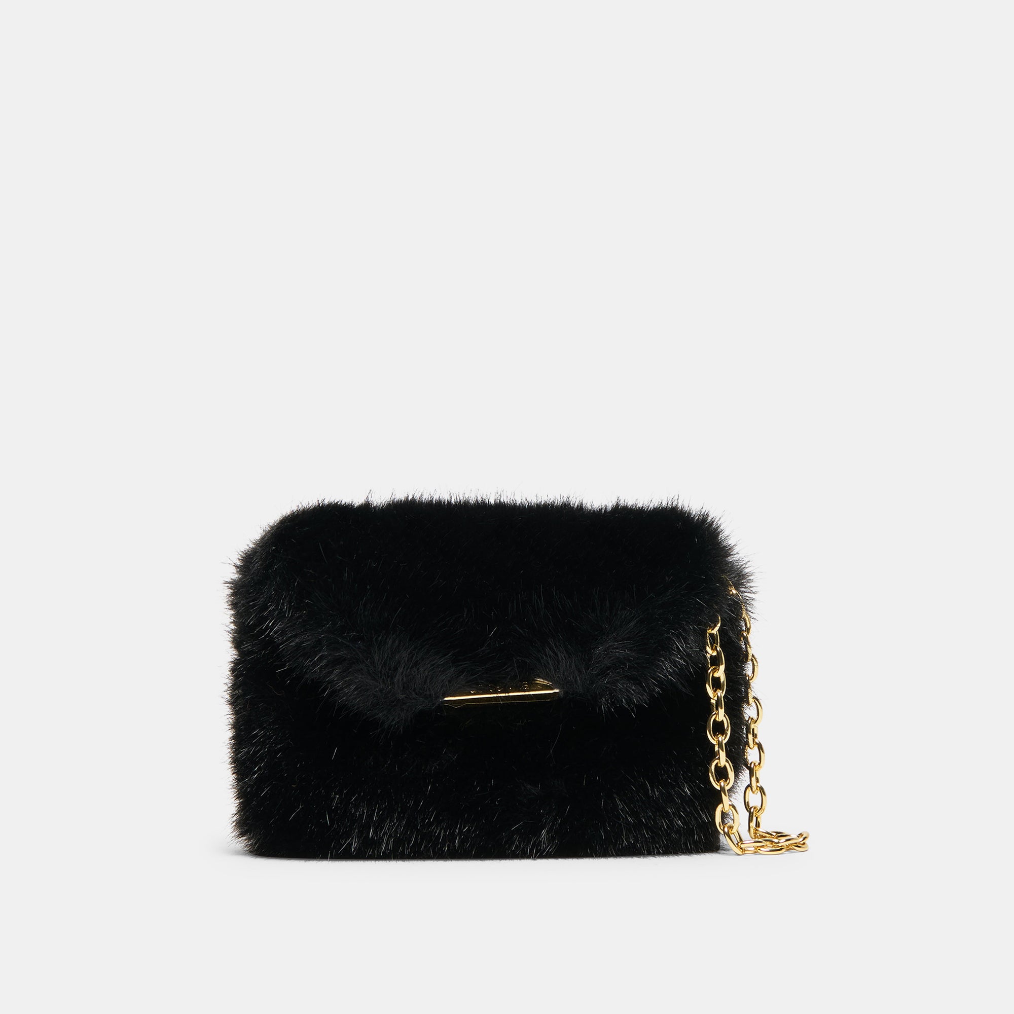BRINDI BLACK FAUX FUR