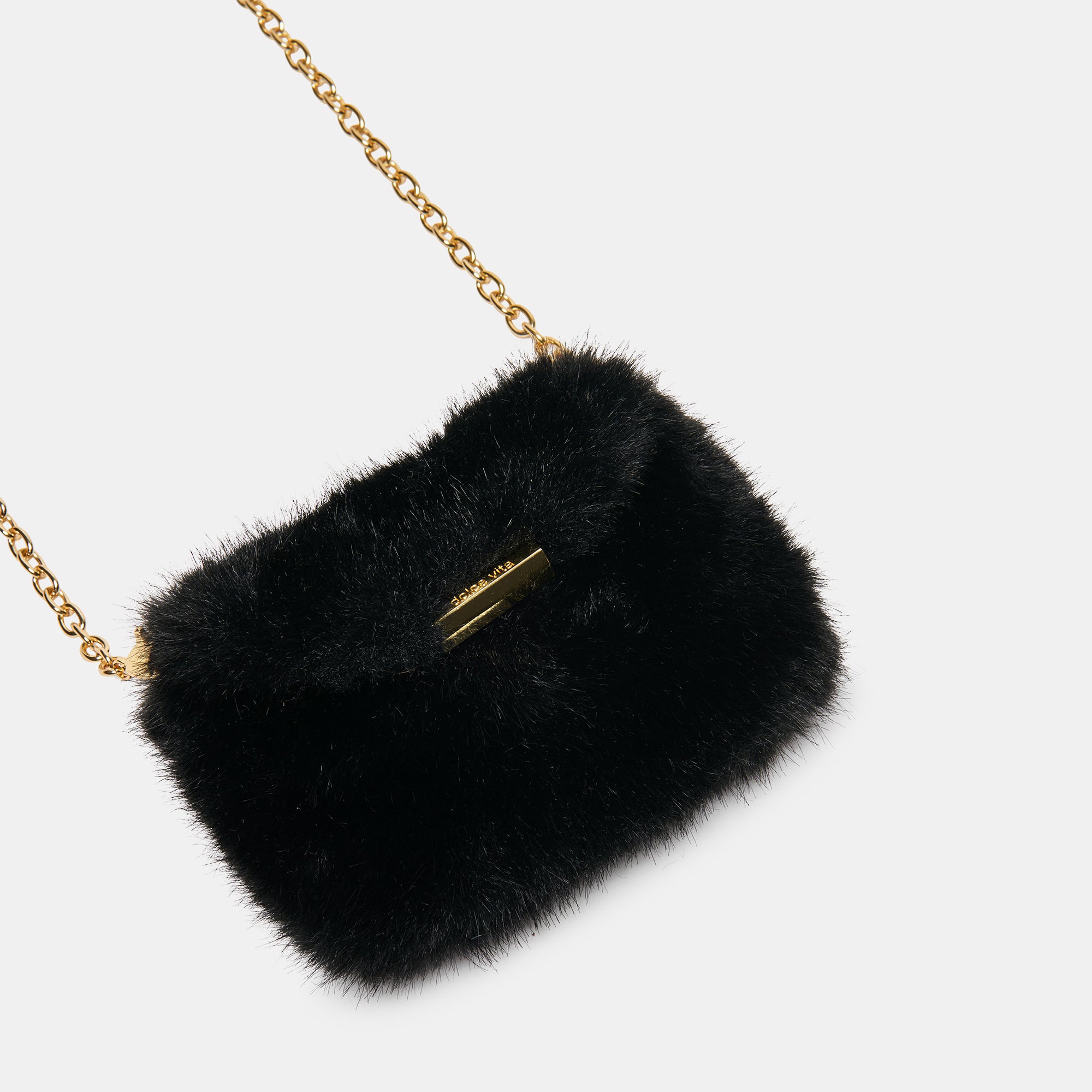 BRINDI BLACK FAUX FUR - view 4