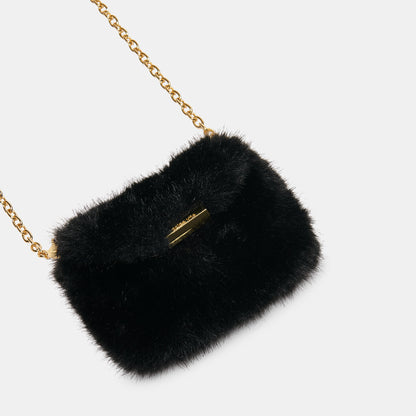 BRINDI BLACK FAUX FUR