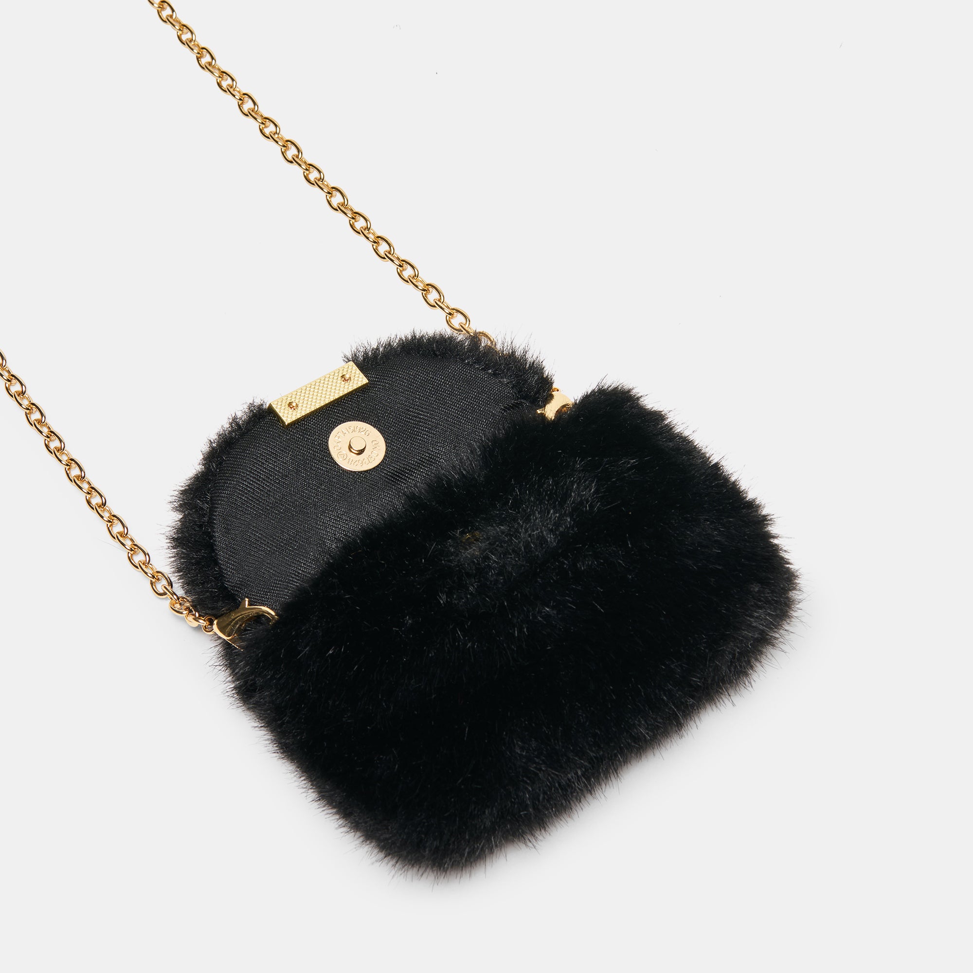 BRINDI BLACK FAUX FUR - view 2