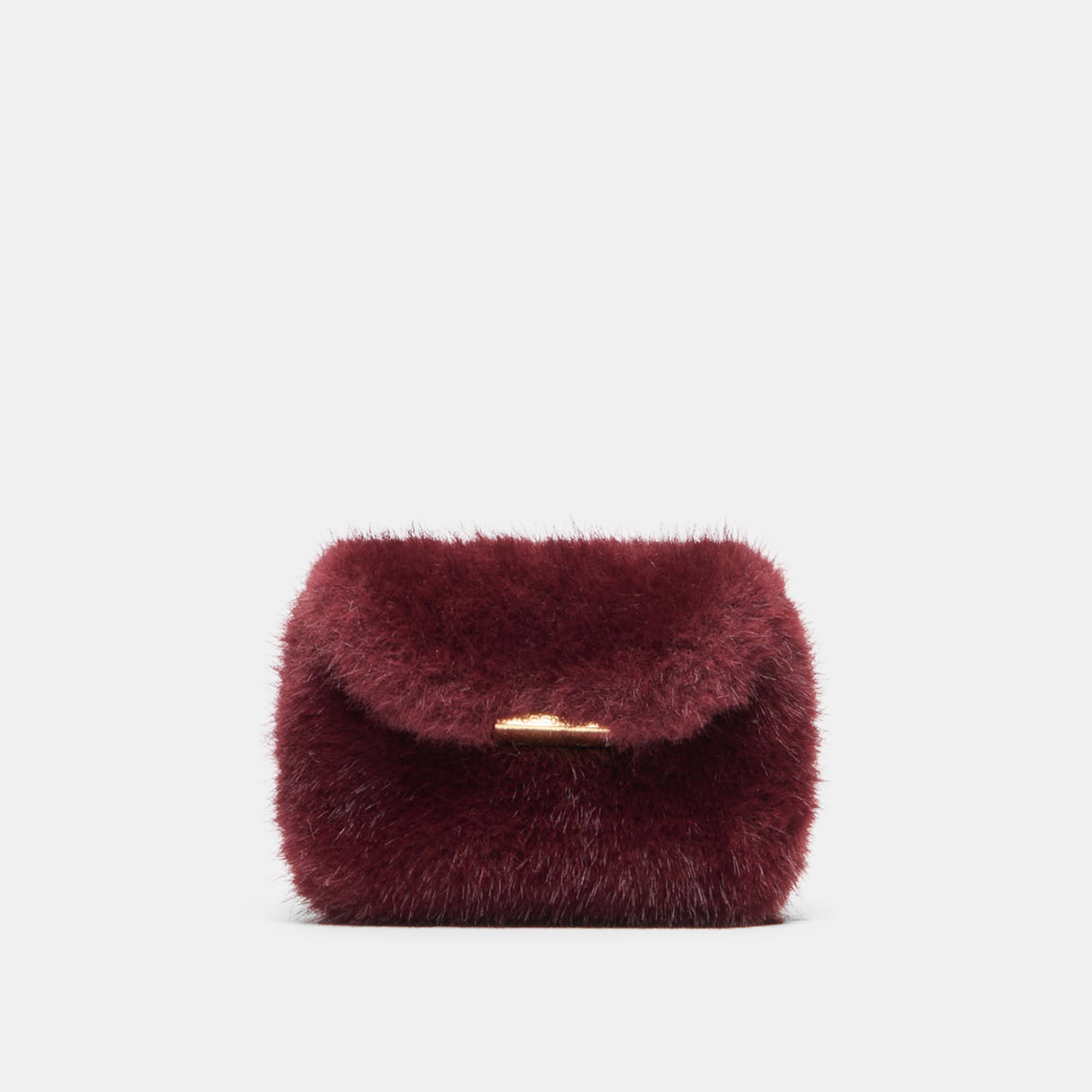 BRINDI BURGUNDY FAUX FUR - view 2