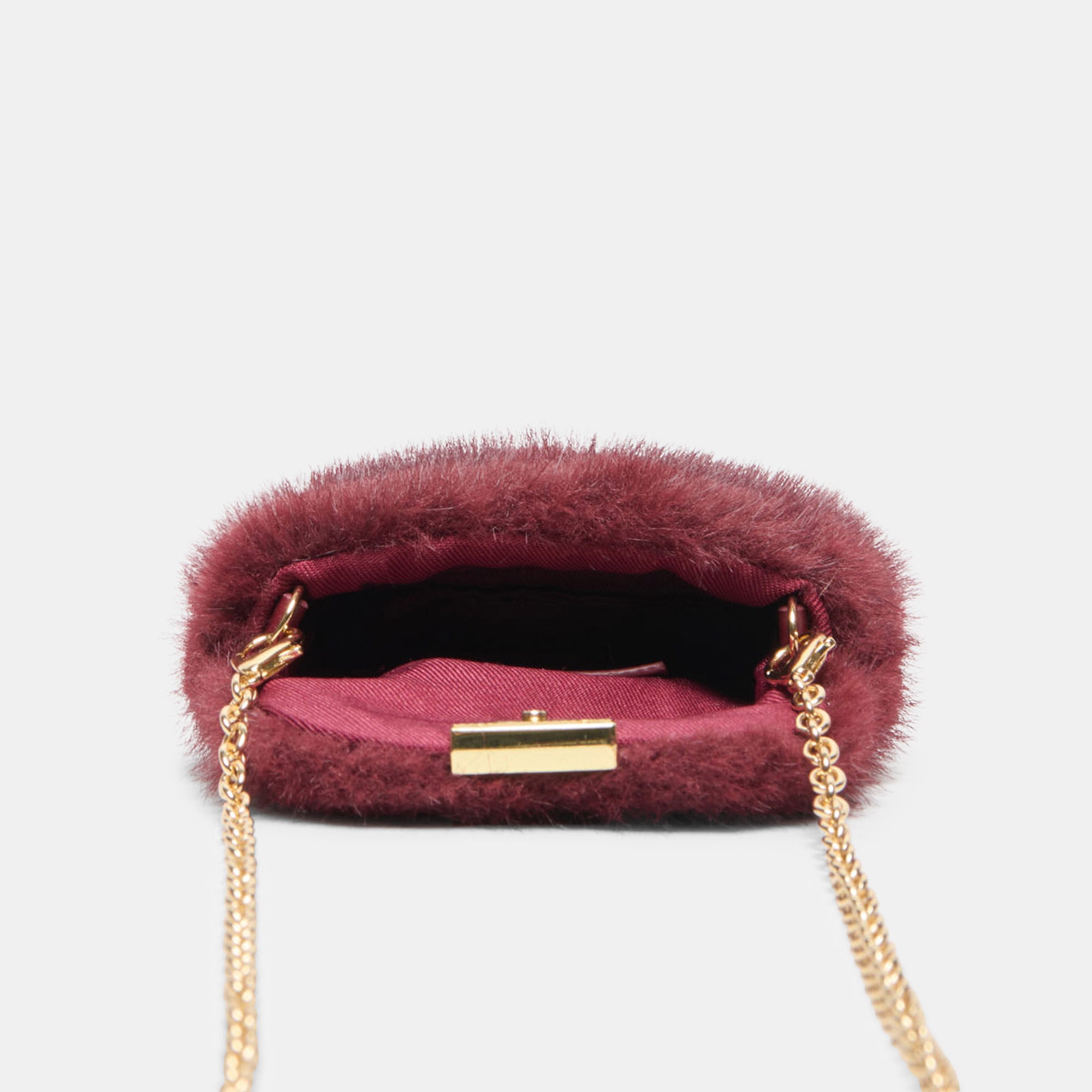 BRINDI BURGUNDY FAUX FUR - view 3