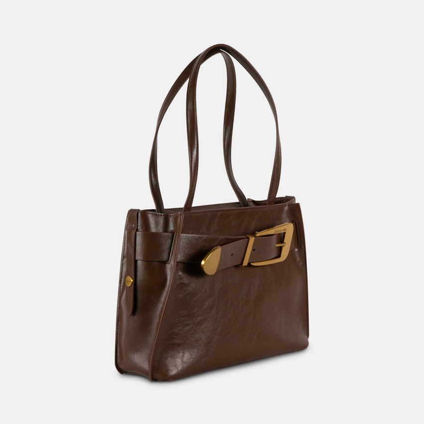 BLAIRE MEDIUM BROWN LEATHER