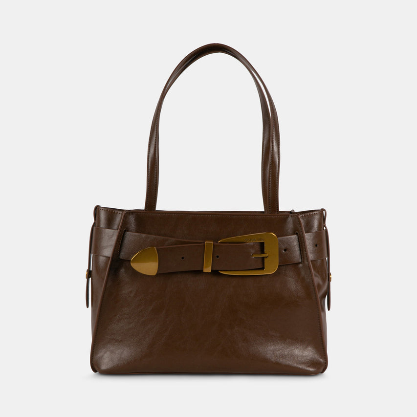 BLAIRE MEDIUM BROWN LEATHER