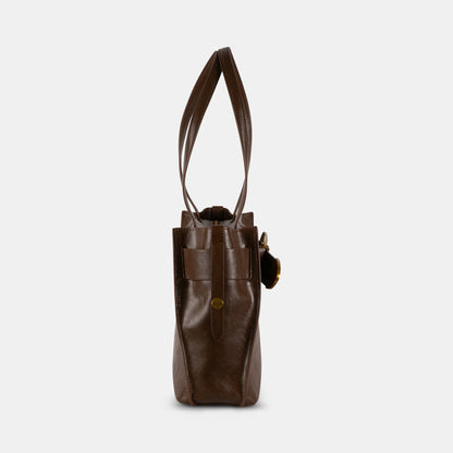 BLAIRE MEDIUM BROWN LEATHER