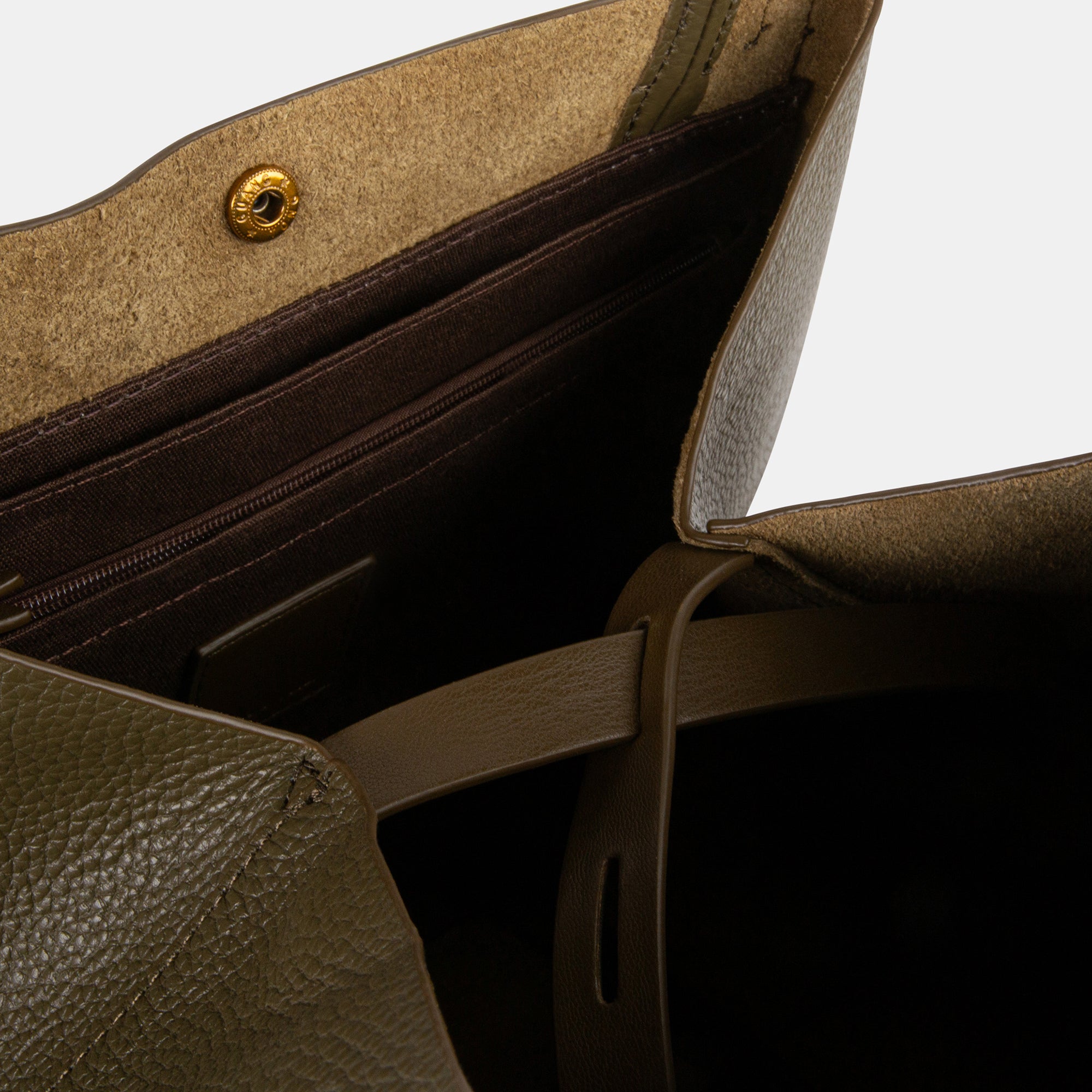 DIANA OLIVE LEATHER