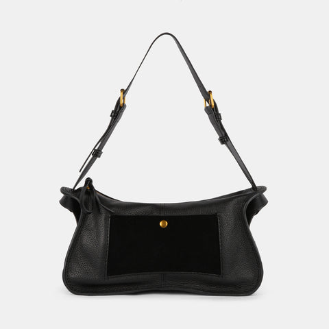 DOLCEVITA JOSIE BLACK SUEDE Shoulder Bags