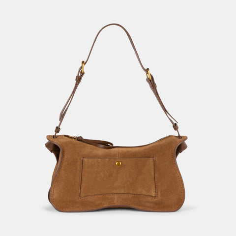 DOLCEVITA JOSIE PECAN SUEDE Shoulder Bags