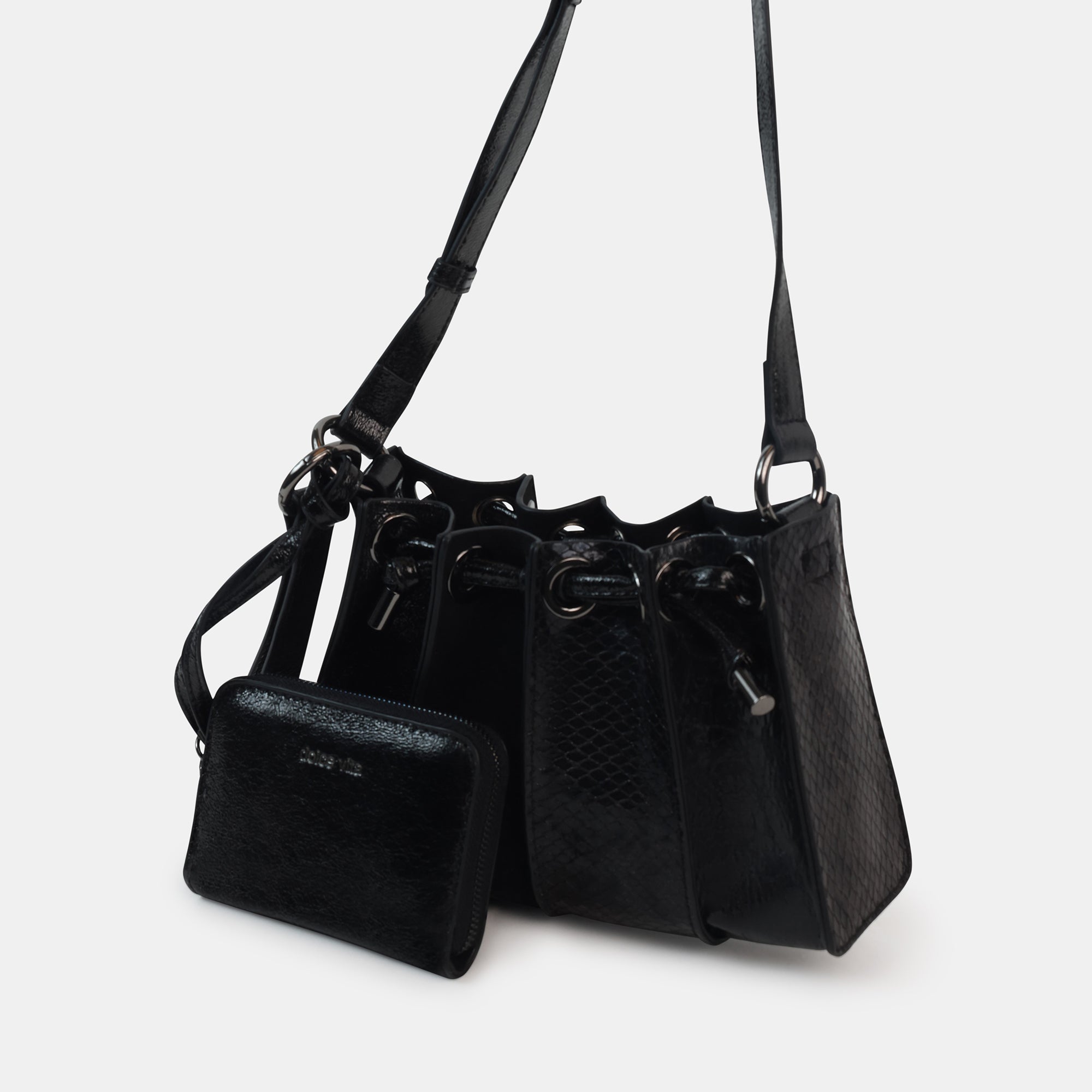TONETTE CUIR NOIR - view 4