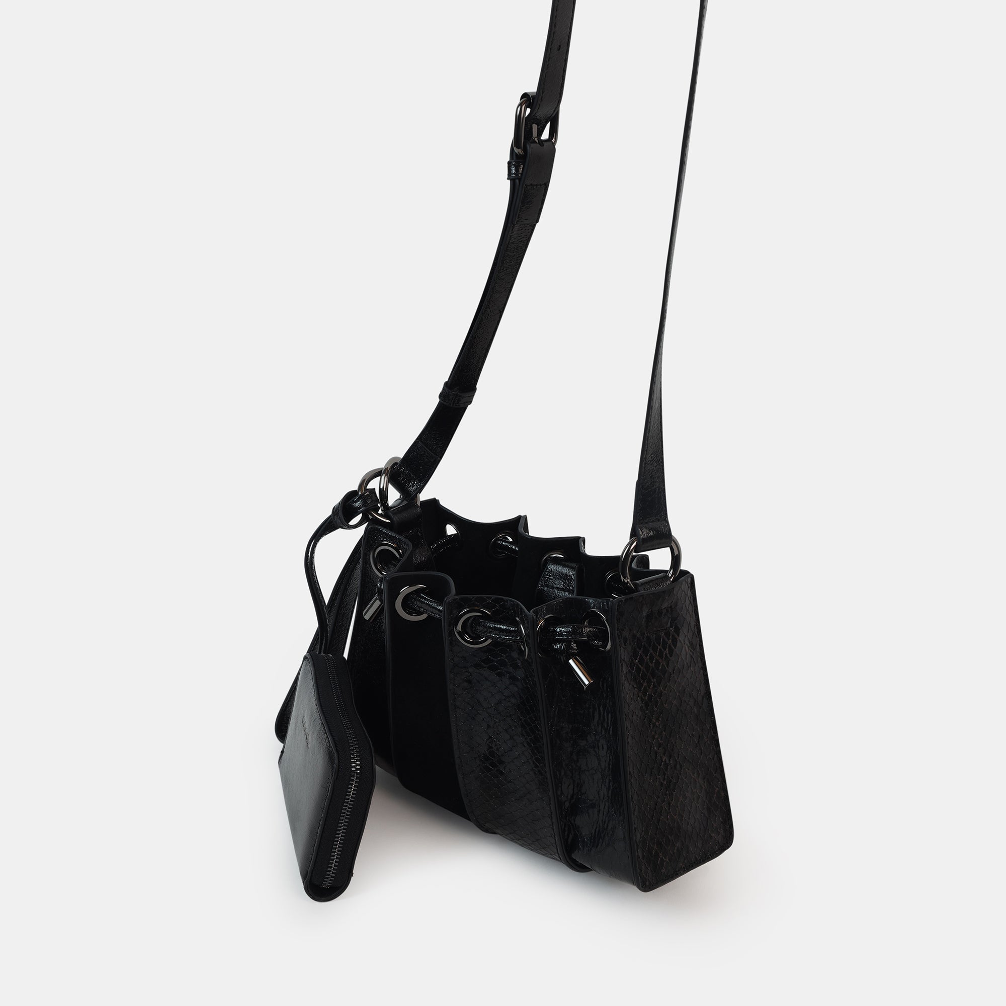 TONETTE CUIR NOIR - view 6