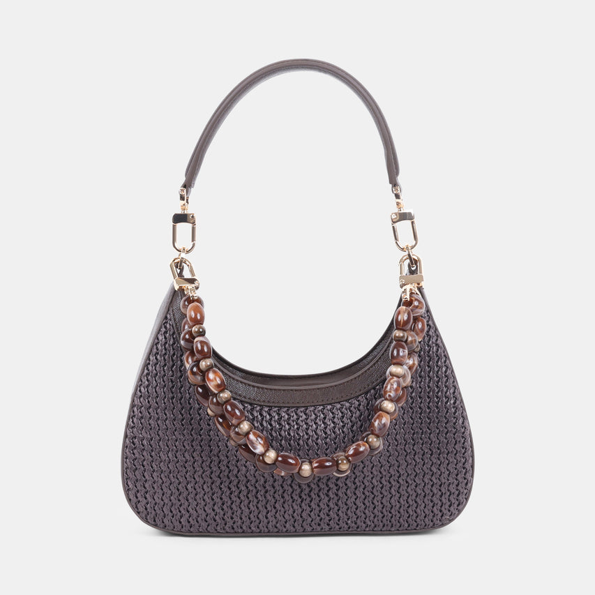 SOLEN-R RAFFIA CHOCOLAT