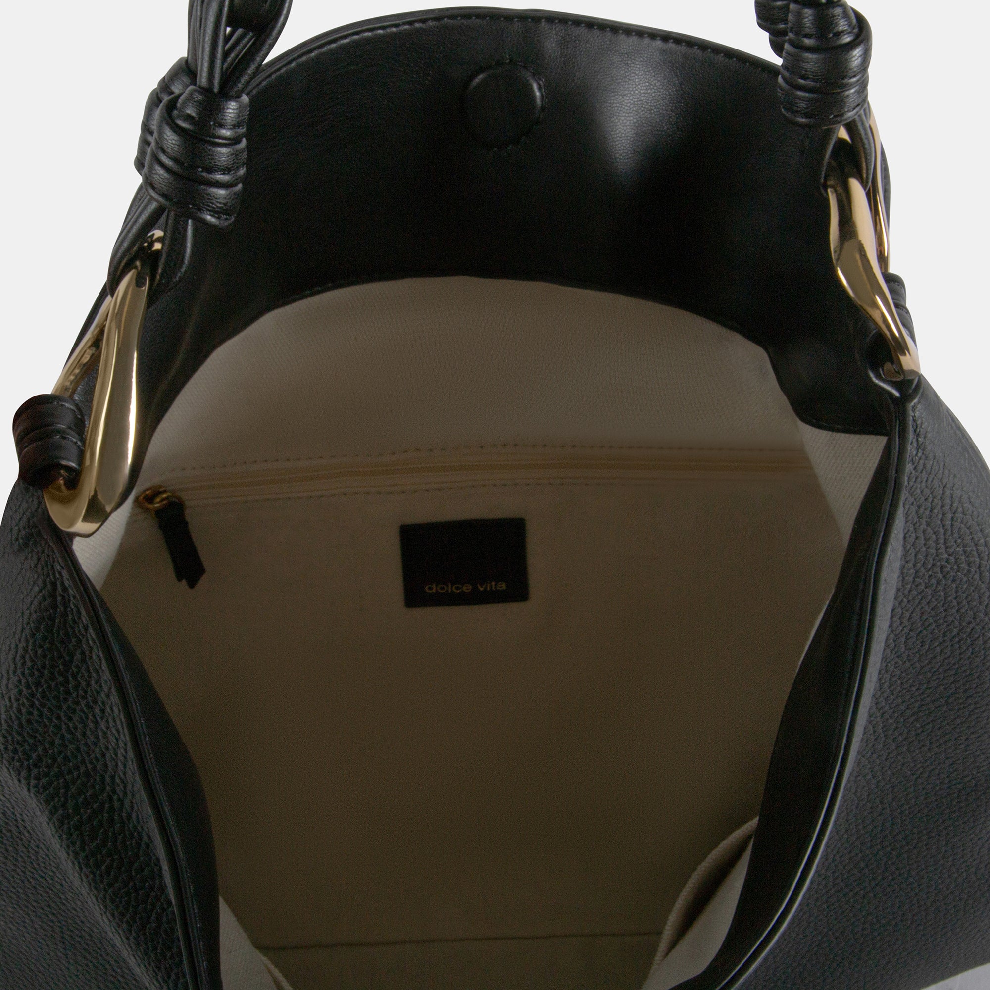 BEATRIX BLACK LEATHER