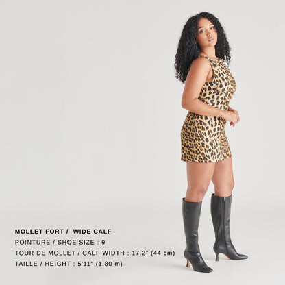 GYRA MOLLET FORT CUIR NOIR
