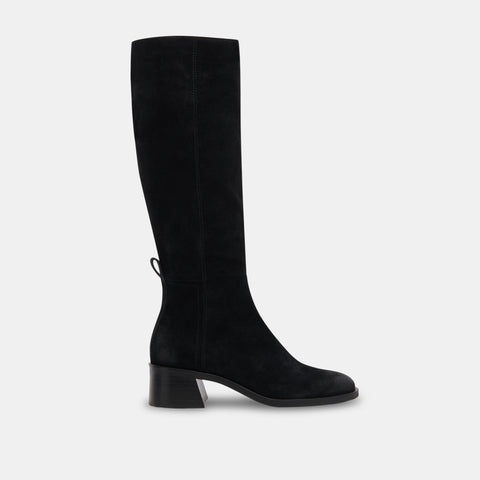 DOLCEVITA LIZAH ONYX SUEDE Black Boots & Booties