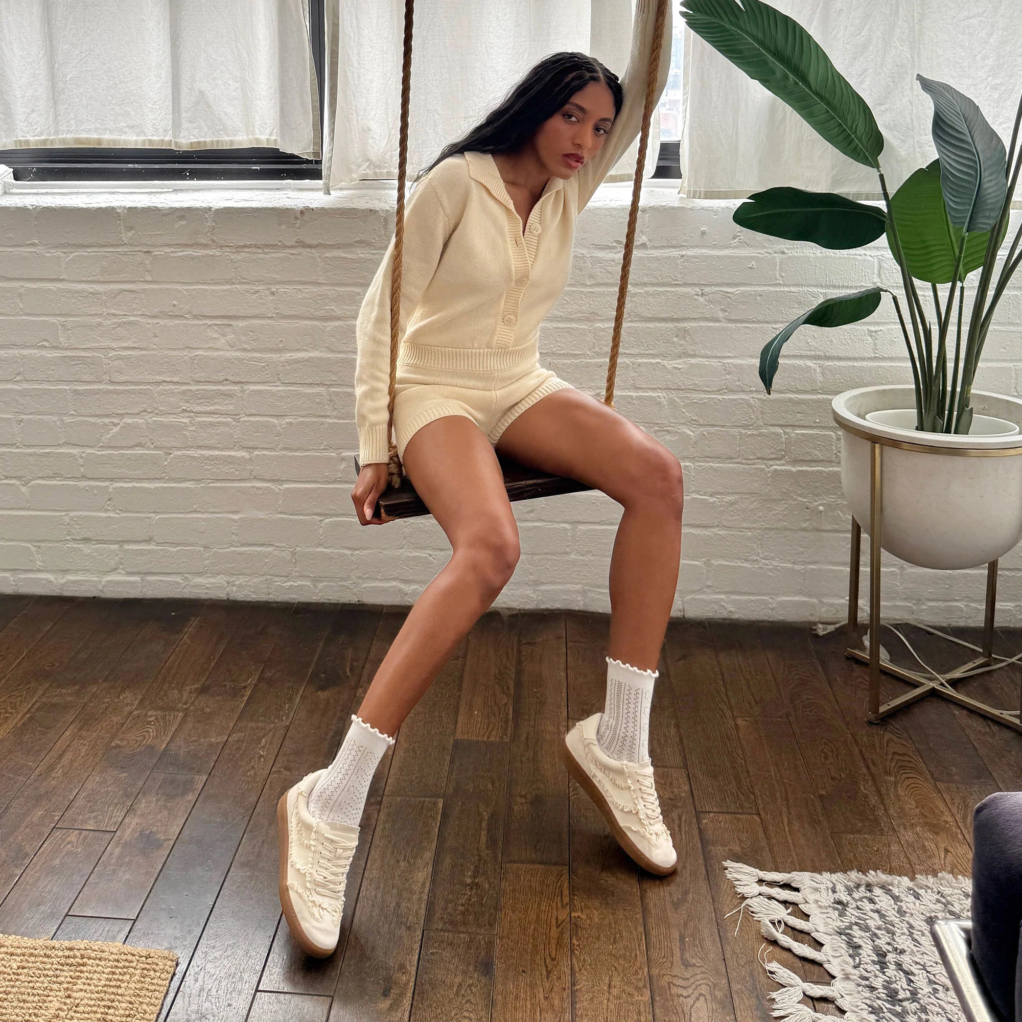 NOTICE LACE IVORY SUEDE - view 9