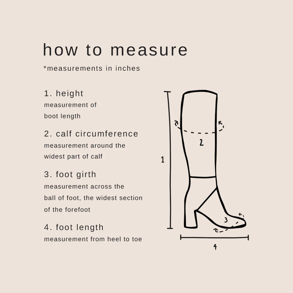 Calf measurement for boots discount
