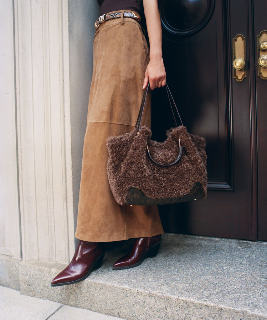 NOMAD CHOCOLATE FAUX FUR
