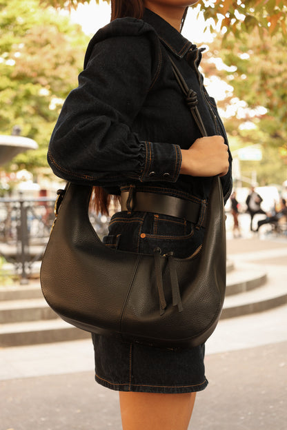 MELANIE BLACK LEATHER