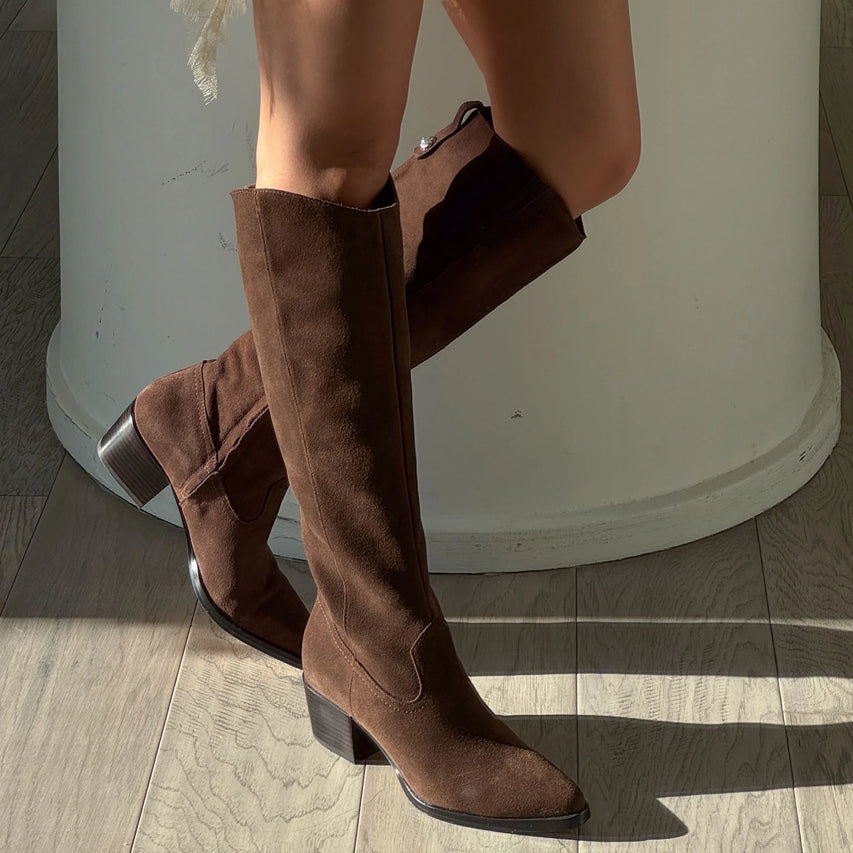 VIRONA H2O SUEDE BRUN FONCÉ