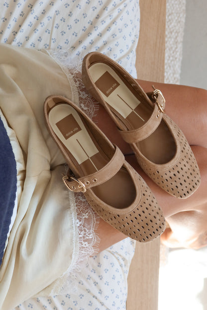 MIKELA COCOA PERF SUEDE
