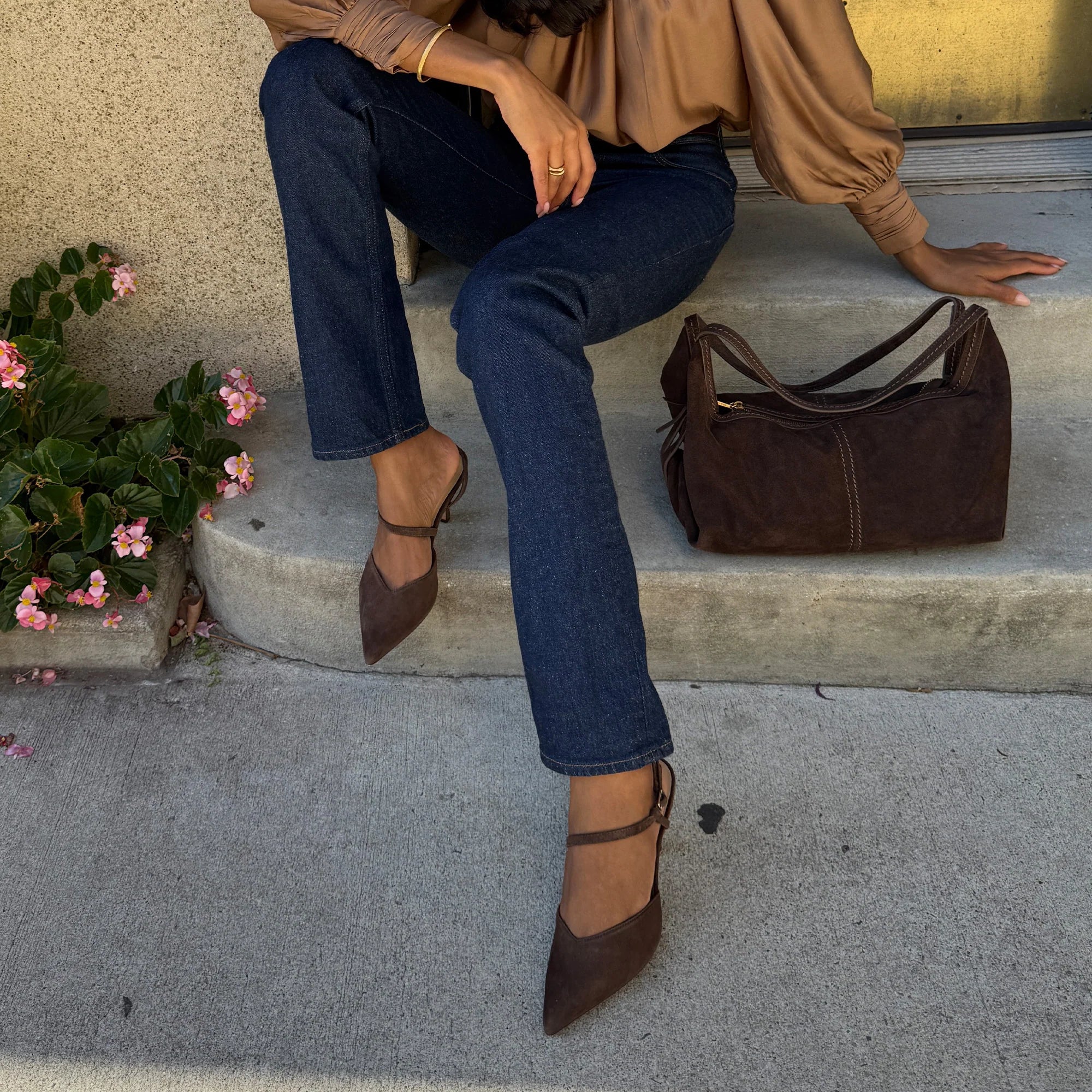 KAMRA DARK BROWN SUEDE - view 11