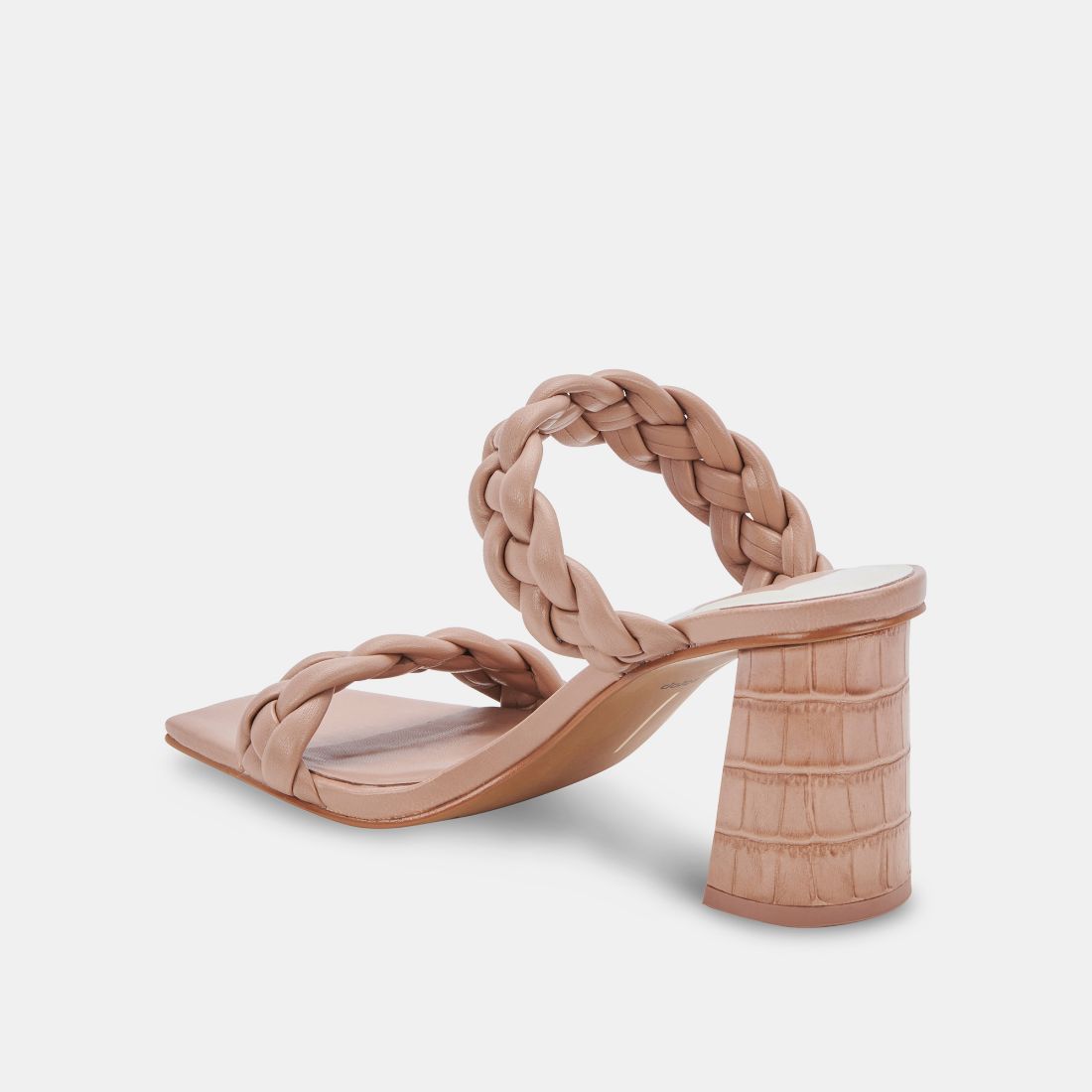 Brown leather 2024 sandal heels